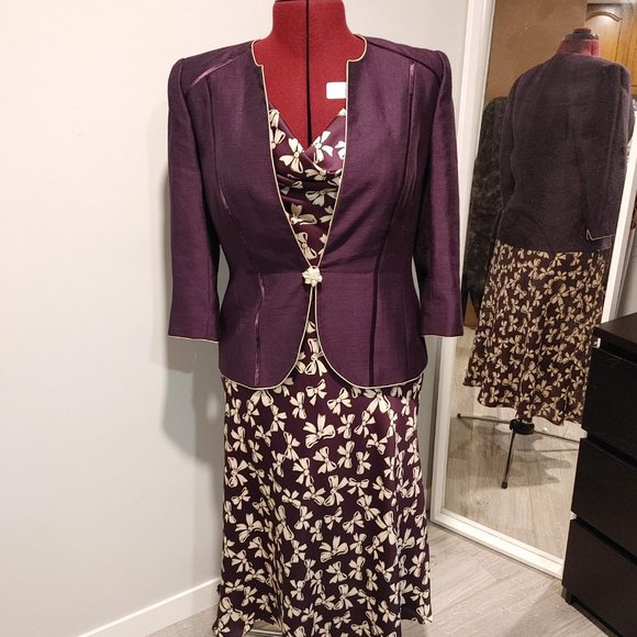 Jaques Vert Formal Dress - Royal Purple - Picture 13 of 16